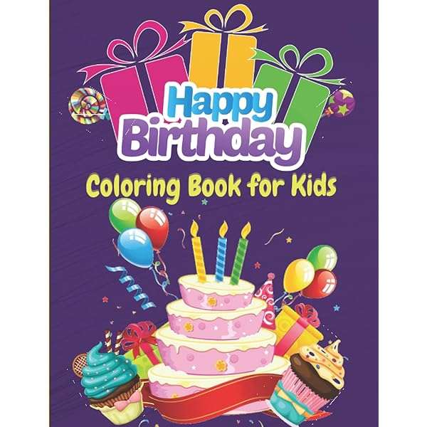 Custom Birthday party coloring books | Customizable coloring book party favors | Personalized ...