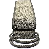 Loofah Back Scrubber, 50 Inch Extra Long Natural Flax Exfoliating Back Scrubber for Shower for Men Women, Deep Clean & Invigorate Your Skin