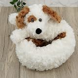 The Magic Toy Shop Cream Dog Door Draft Excluder Cushion view 7