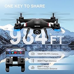 TENSSENX GPS Drone with 1080P HD Camera for Adults