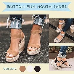 Gibobby Sandals for Women Wide Width,Open Toe Slip