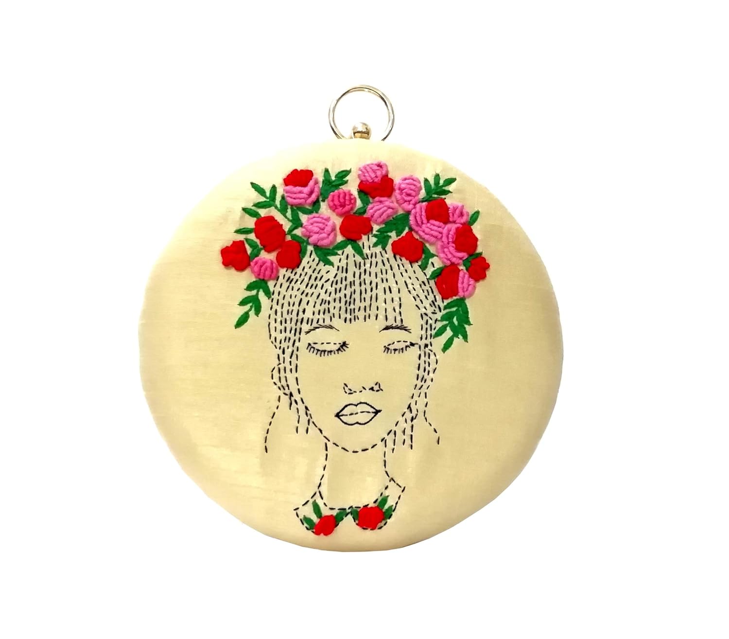 bridal round clutches