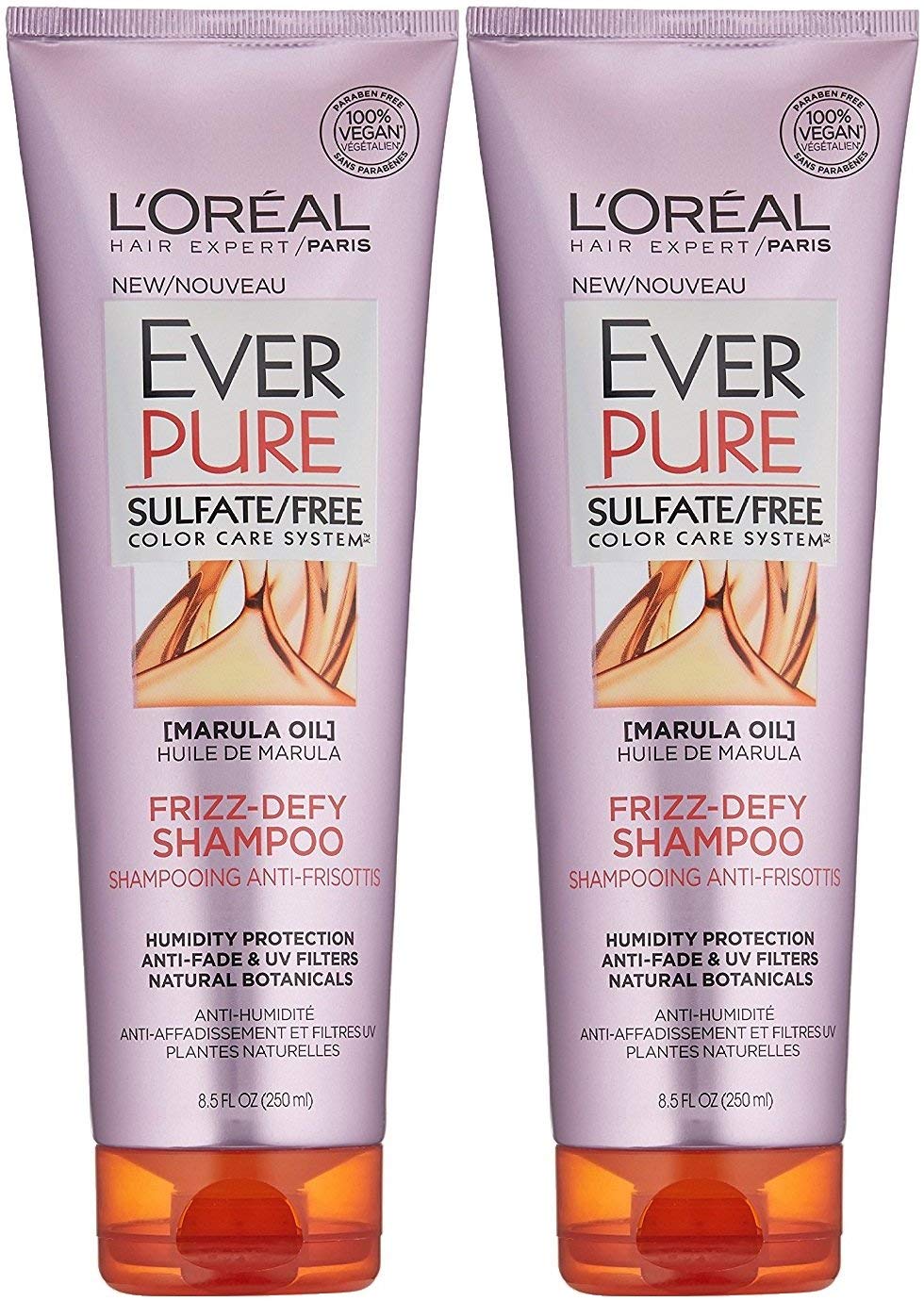 L'Oréal Paris EverPure Sulfate Free Frizz Defy Shampoo, 8.