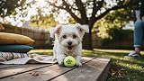 The Dog's Balls Small Yellow 6-Pack Dog Tennis Balls Non-Abrasive Felt view 7