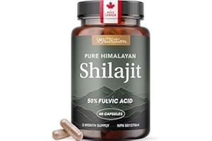 Shilajit 500MG | Pure Himalayan Shilajit for Men & Women | 50% Fulvic Acid | High Strength Energy, Antioxidant, Stamina & Vit