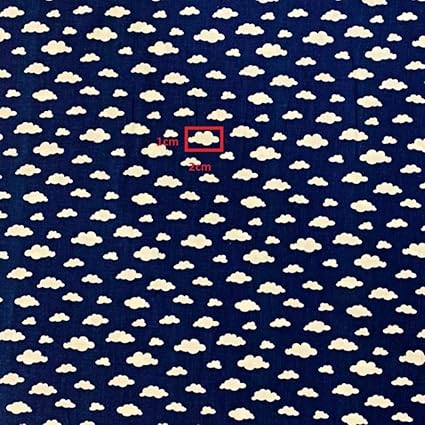 Pingianer Tissu En 100 Coton Pour Enfant Motif Nuages Vendu Au Metre 100 X 160 Cm Tissu De Couture Coton Nuage Bleu Fonce Et Blanc 100x150cm 11 99 M Amazon Fr Bebes Puericulture
