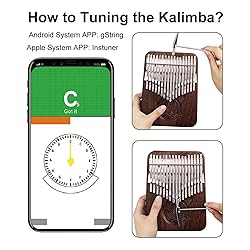 Hluru Kalimba 38 Keys, Professional Kalimba Thumb