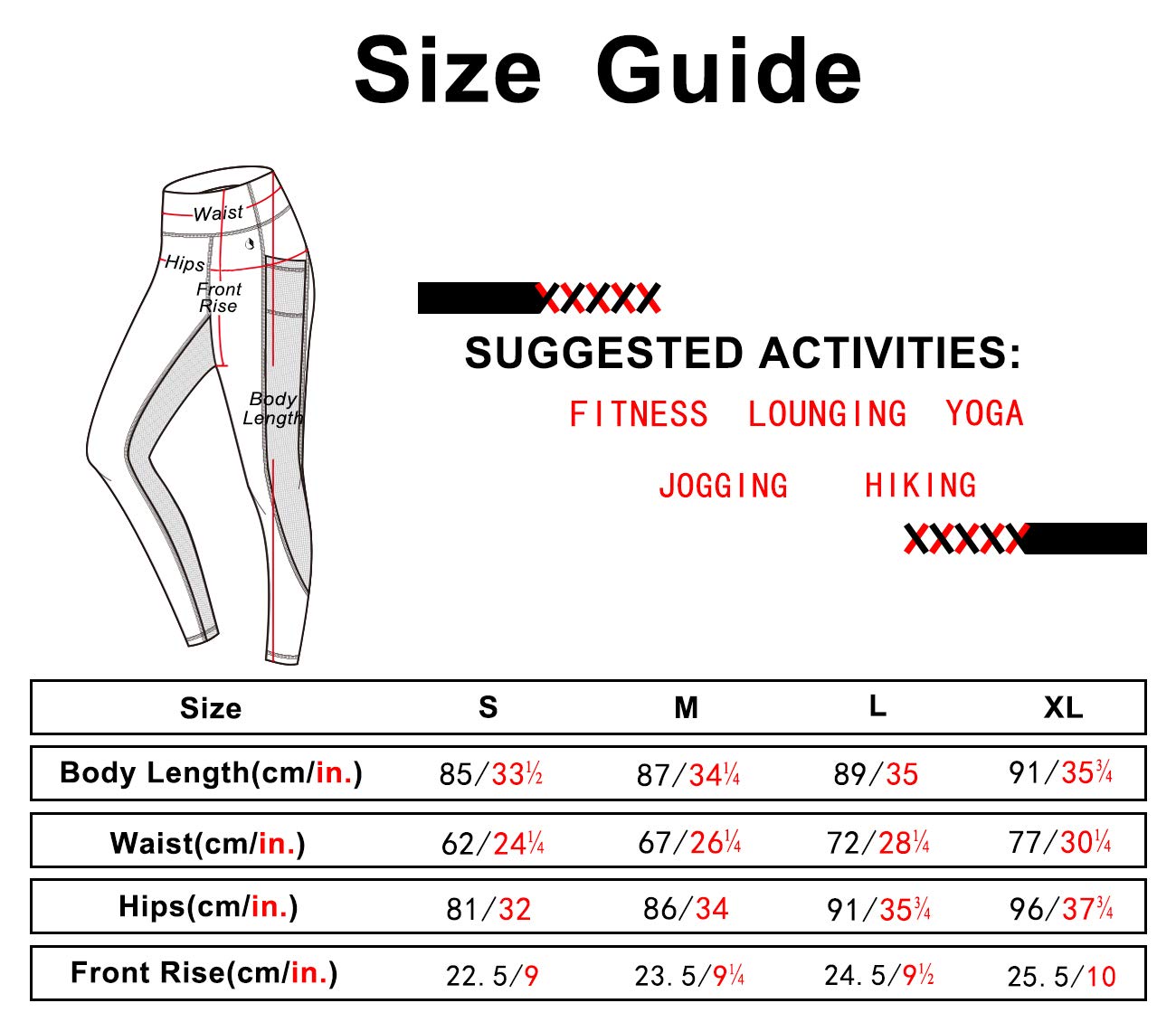 icyZone Tummy Control Slimming Shaping High Waist Yoga Tights Leggings with Mesh (L, Persimmon)