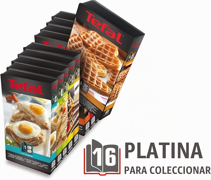 SW852D - Sandwichera, 700 W, revestimiento antiadherente, negro/acero inoxidable
