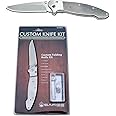 Sarge Knives SK-405KIT Custom Folding Knife Kit with 3-1/4-Inch Stainless Blade