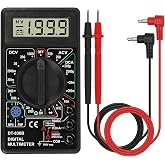 AEDIKO DT-830D Digital Multimeter with Buzzer Square Wave Output Voltage Ampere Ohm Tester Probe DC AC LCD Overload Protection