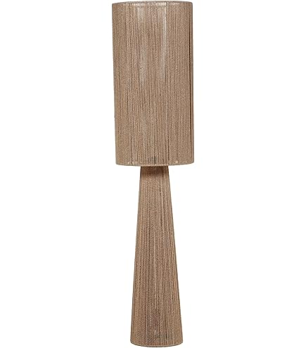 Amazon.com: Tov Furniture Marza Natural Jute 2-Bulb Floor Lamp