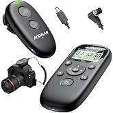 for Nikon Camera Rechargeable Remote Shutter Release with Interval Timer | Aodelan Wireless Intervalometer Remote Control for Nikon Z9, Z8, Z6 III, Z7 II, Z6 II, Z5, Z7, Z6, D850, D780, D750, D6, D5