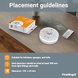 FireAngel HW1-R Mains Powered Heat Alarm with 9V Battery Backup White 1-Pack view 6