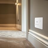 BG Electrical Nexus 800 Series Single Switched Power Socket 13A 821DP White view 6