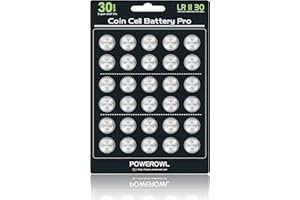POWEROWL High Capacity LR1130 AG10 Batteries 30 Pack, SG10 389 189 Premium Alkaline Battery 1.5V Button Coin Cell Batteries