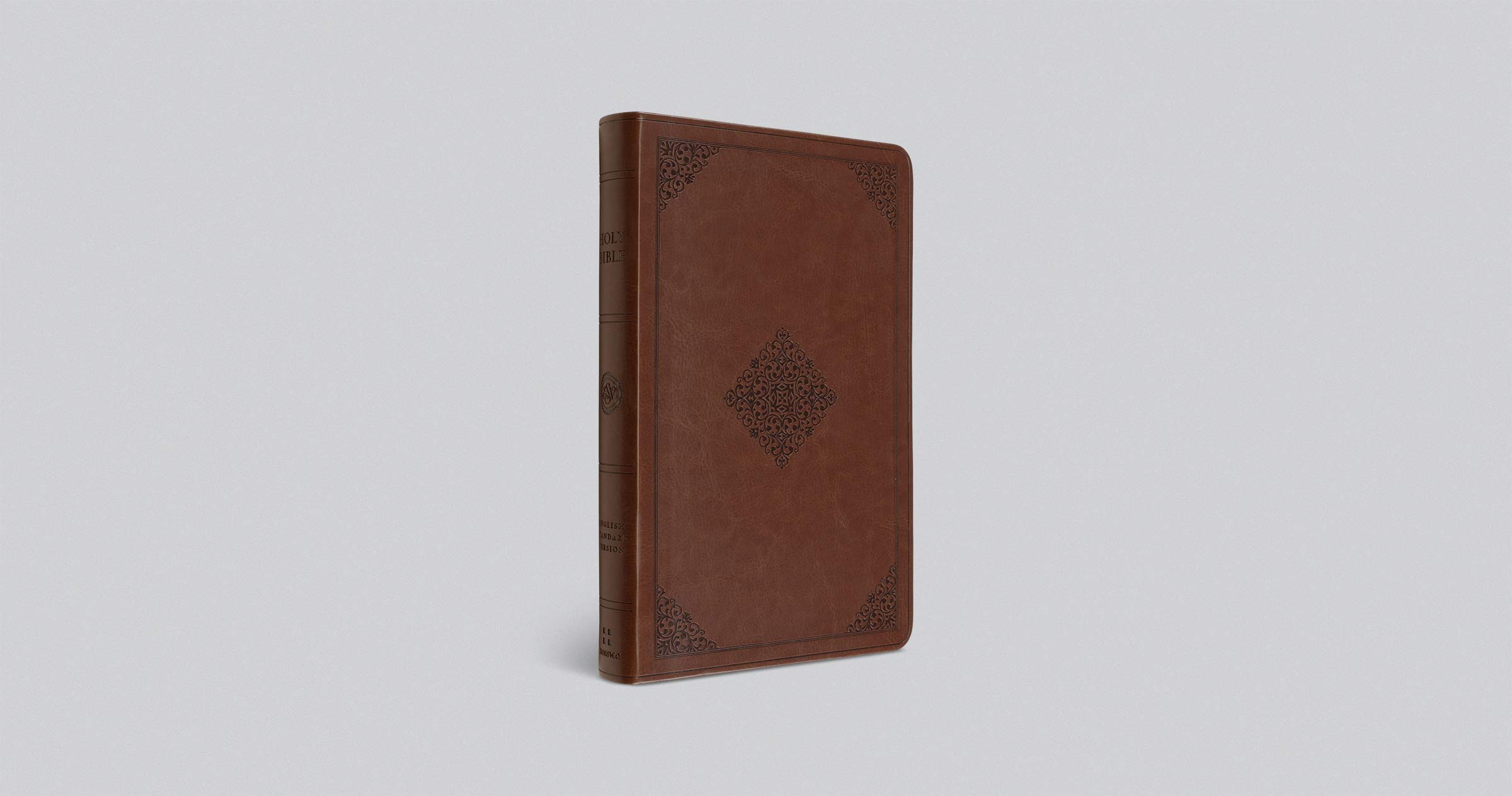 ESV Large Print Value Thinline Bible (TruTone, Tan, Ornament Design)