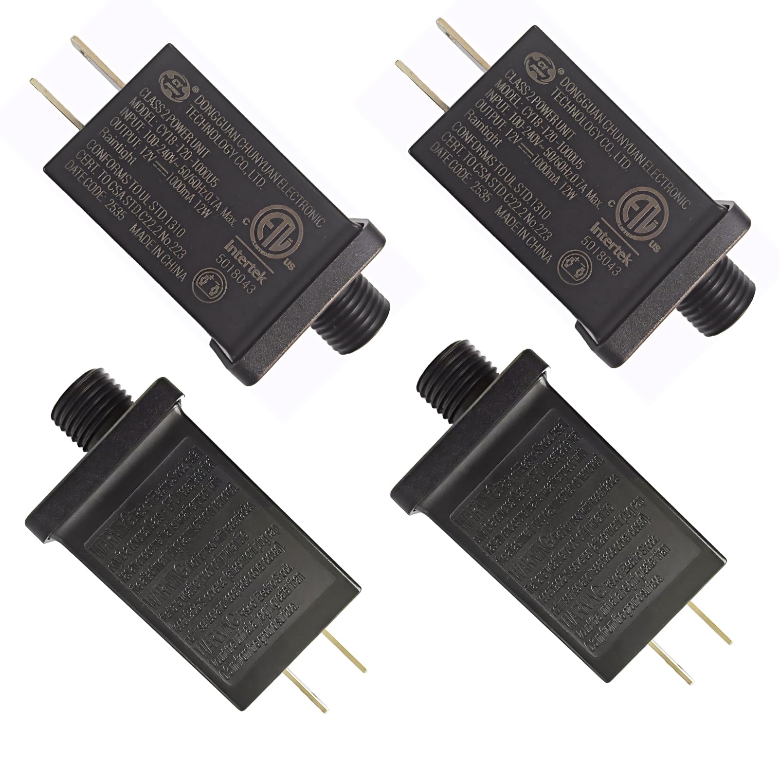 Photo 1 of ?4 Pcs? Replacement Yard Inflatable and LED Power Supply?12V1A US Plug?120vac 60hz Class 2 Power Supply?for Halloween/Christmas/Thanksgiving Inflatable and Lighting Equipment