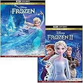 Frozen Double Feature Ultimate Complete 2 Movie Collection (Frozen + Frozen 2) [4K Ultra HD + Blu-ray, Limited Edition]