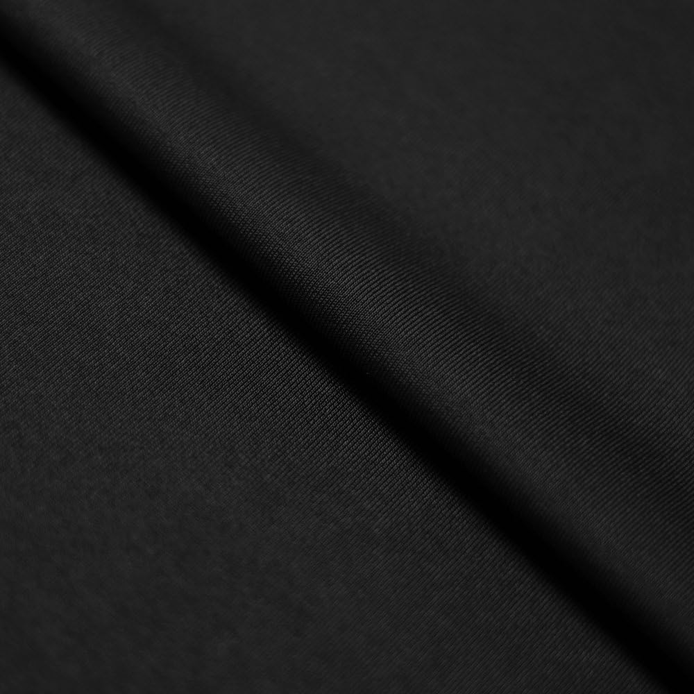 PBT Polyester | Ideal For Swimwear & Sportswear | Chlorine, Salt Water & Color Fading Resistant | 52% PBT, 48% Polyester (1 Yard, Black)