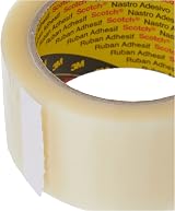 3M Scotch 371 Box Sealing Tape 6 Pack Transparent 50mm x 66m Hot Melt Adhesive view 3