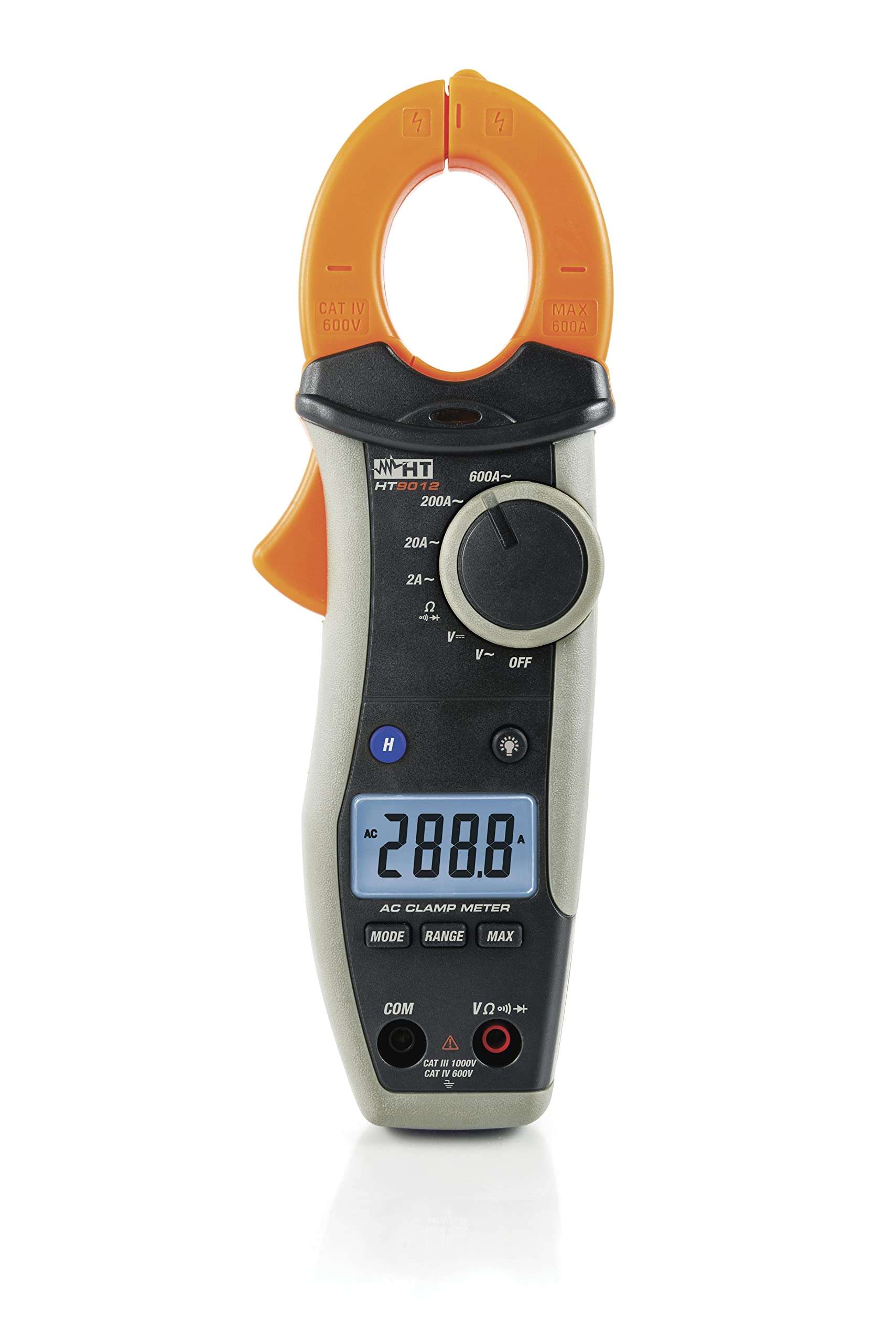 HT Instruments HT9012 Digital Clampmeter 600A with mA Function CAT IV 600V
