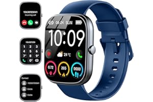 UAUE Smart Watch for Men Women (Answer/Make Call), 1.91"HD Smartwatch 2024 Fitness Activity Tracker, 110+ Sports IP68 Waterproof, Heart Rate/Sleep Monitor/Pedometer/Calories, Fitness Watch for Android iOS