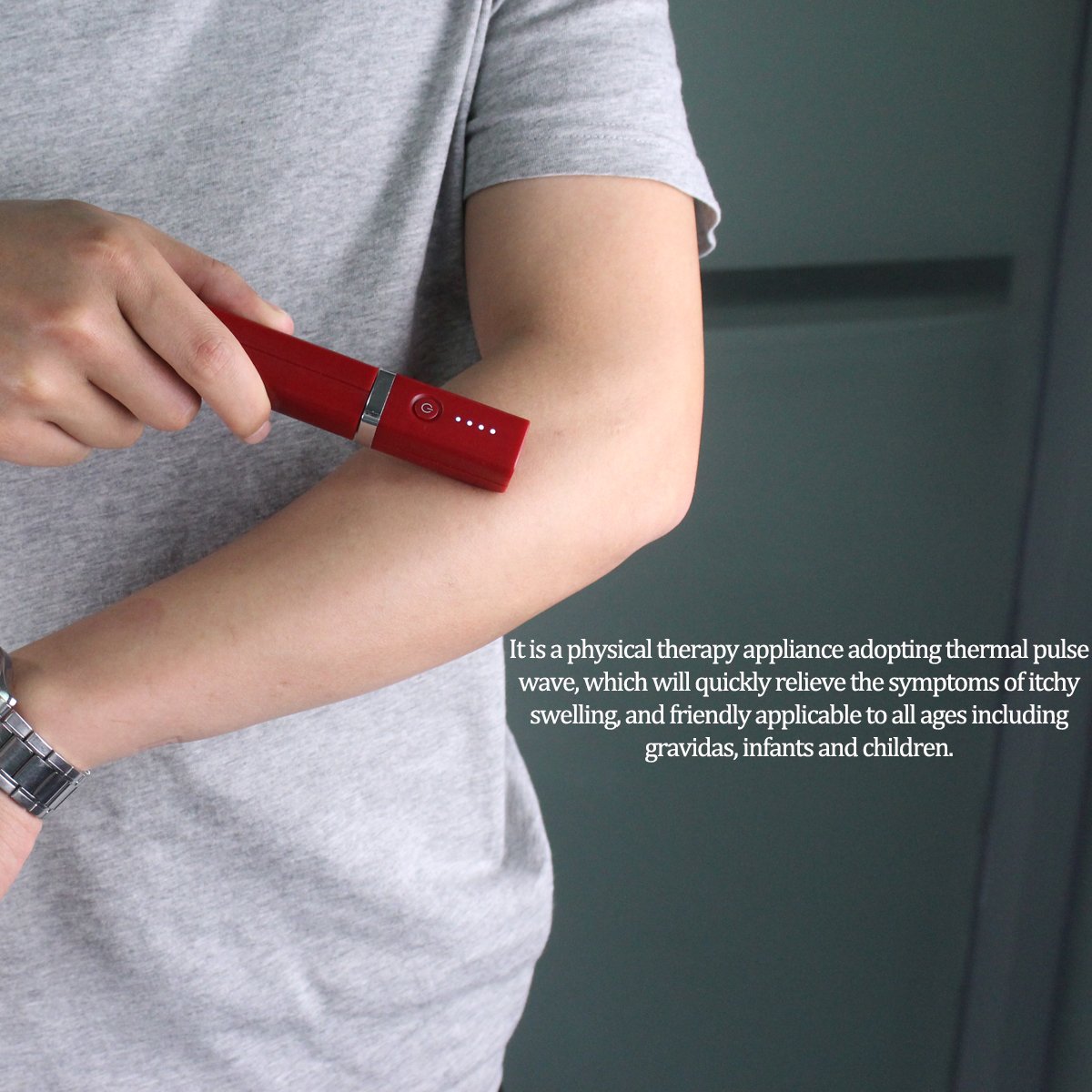 Elektronischer Stichheiler gegen Juckreiz Brennen Schmerzen Schwellungen