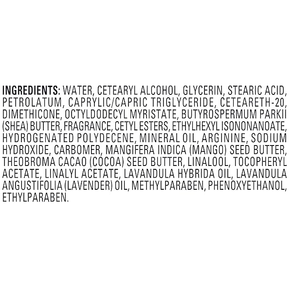 JERGENS LAVENDER BODY BUTTER HAND AND BODY LOTION, MOISTURIZER FOR WOMEN, WITH ESSENTIAL OILS FOR INDULGENT MOISTURIZATION, 7 OZ
