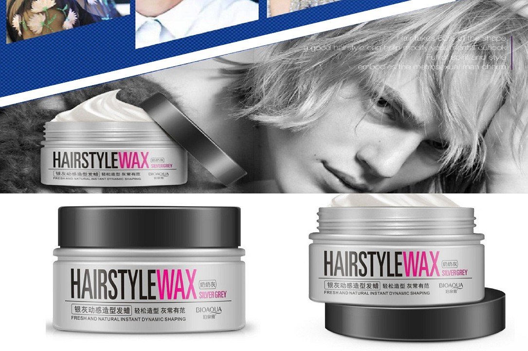 Amazon Com Yabina Silver Grey Hair Wax 3 52 Oz Hair Styling