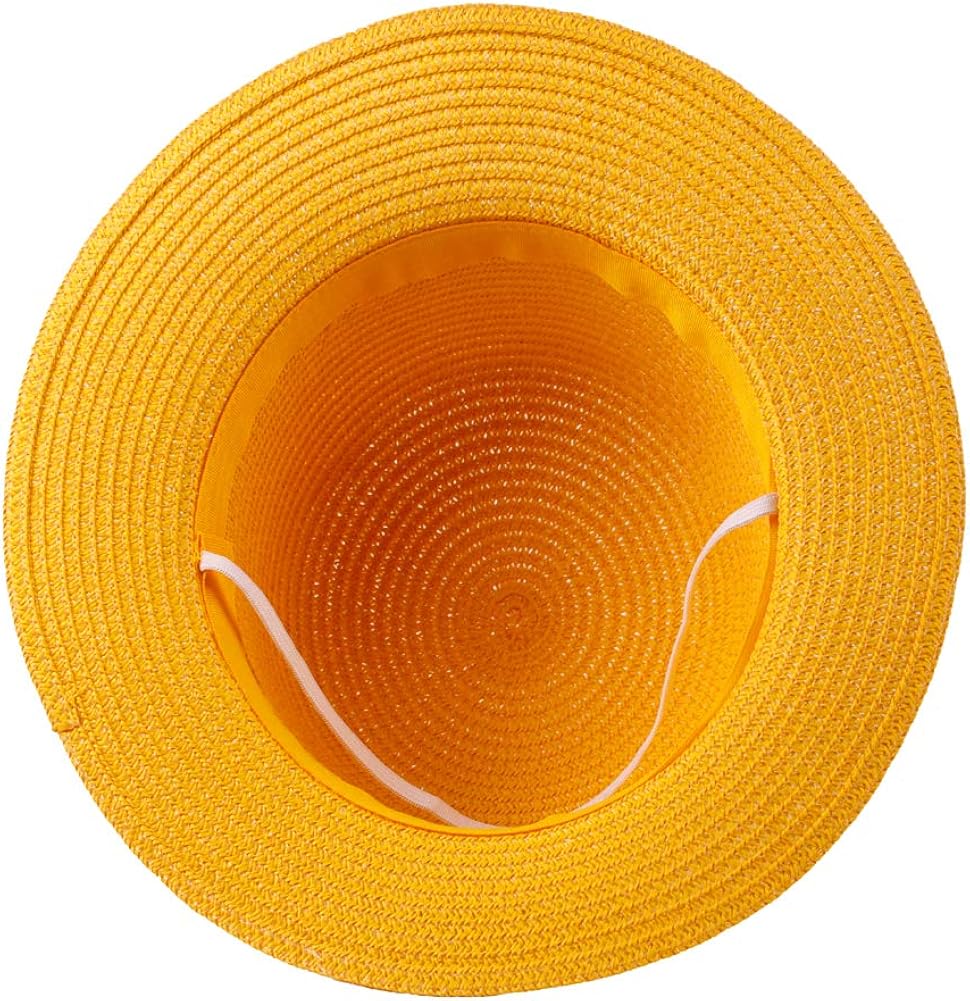 Straw Hat Performance Animation Cosplay Accessories Hat Summer Sun Hat Yellow: Clothing