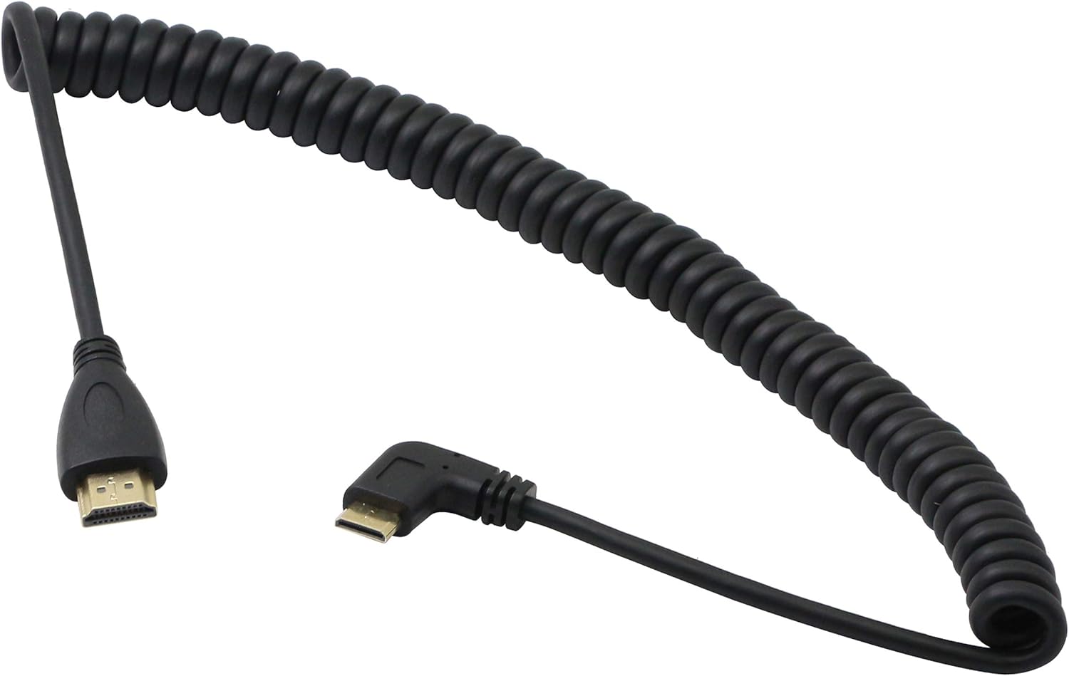 Angle 90 Degree Mini HDMI to HDMI Cable,CERRXIAN Right Angled MiniHDMI