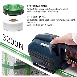 AUTUMFLATGAO Electric Strapping Machine with LCD
