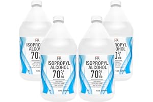 Moro Chemicals Isopropyl Alcohol 70% USP – 4 x 4L Bulk Case (16L) – Antiseptic Cleanser | Antibacterial Rubbing Alcohol – Mad