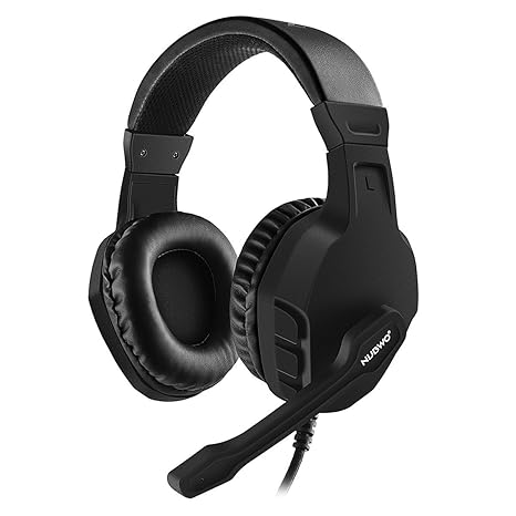 NUBWO Gaming PS4, U3 Stereo Wired Xbox One Headset with Noise Cancelling Microphone, Over-Ear 