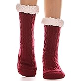 EBMORE Women Slipper Fuzzy Socks Fluffy Cozy Cabin Warm Winter Soft Thick Comfy Fleece Non Slip Home Socks