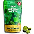 Japanese Ceremonial Grade Matcha 50g (25 Servings, 70mg Caffeine) | Green Tea Powder, Coffee Replacement for Energy, Calm Focus & No Jitters or Crash | Perfect for Lattes, Smoothies, Detox | Miaroo