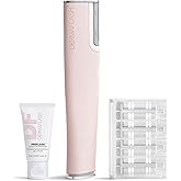 DERMAFLASH LUXE+ Sonic Dermaplaning Tool for Face Peach Fuzz Removal, Anti-Aging and Exfoliation