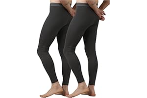 LAPASA Men's Thermal Underwear Bottom Long Johns Pants Base Layer Lightweight Midweight Heavyweight Cold Weather M10/M25/M56