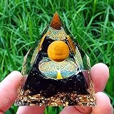 ycyingcheng Pyramid Ogan Crystal Energy Tower Tiger Eye Ball 6CM view 3