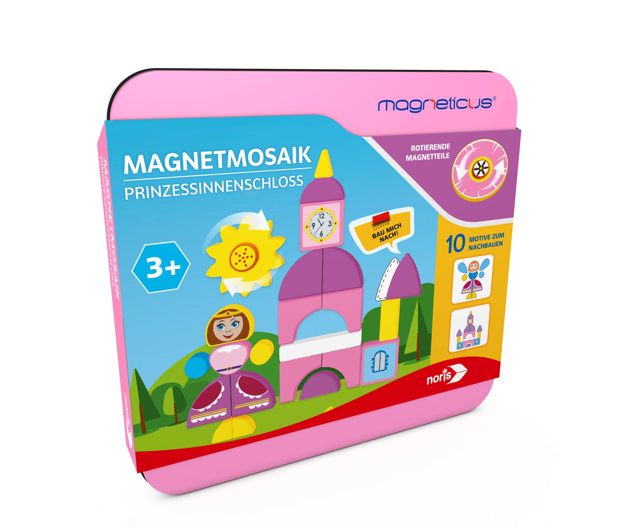 Noris Spiele 606041767 Magn Eticus Magnetic Mosaic Princess