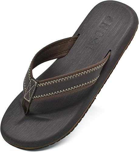 mens narrow flip flops