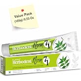 Herbodent&reg; NEEM 7 in 1 Toothpaste- 6.53oz/185g Pack of 1 | with Xylitol | Not just Neem but Neem 7 in 1, Cavity Protection, Excellent Freshness, Made with natural and organic ingredients