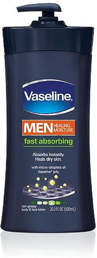 vaseline men's lotion fast absorbing