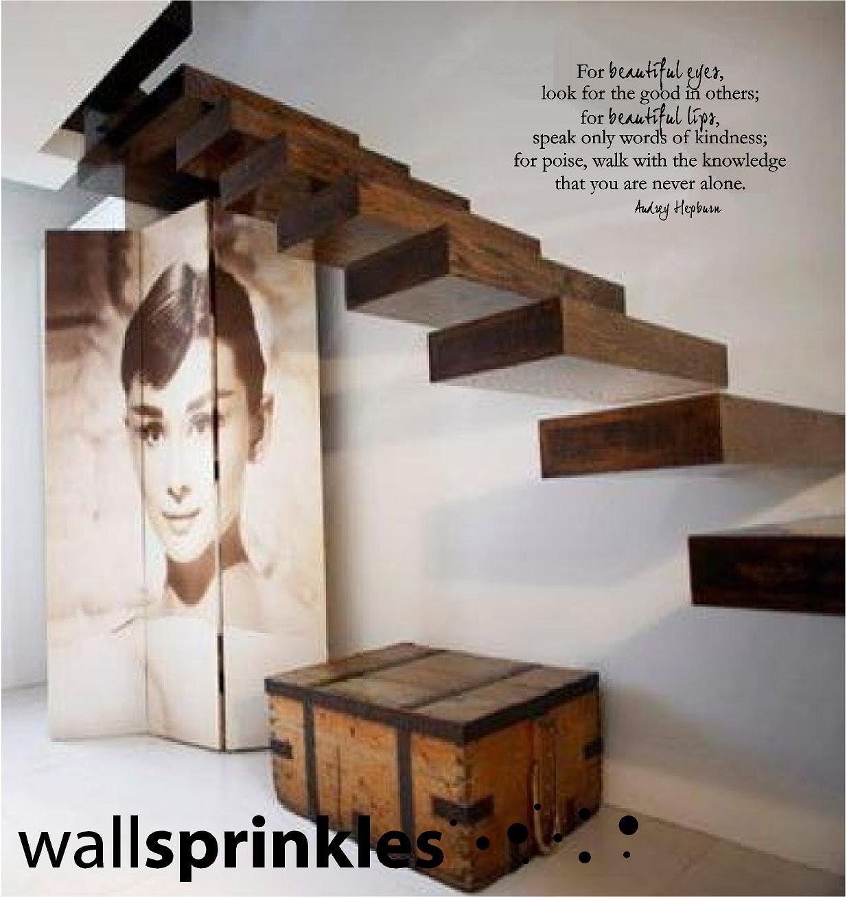 Audrey Hepburn Breakfast At Tiffanys Vinyl Wall Decal Sticker Graphic Mural By Wall Sprinkles