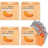 SpaLife Beauty Bright Eyed Undereye Masks | Hydrogel Eye Patches for Dark Circles, Puffiness, & Dullness with Vitamin E, Green Tea | 2-in-1 Skincare | 32 Pairs