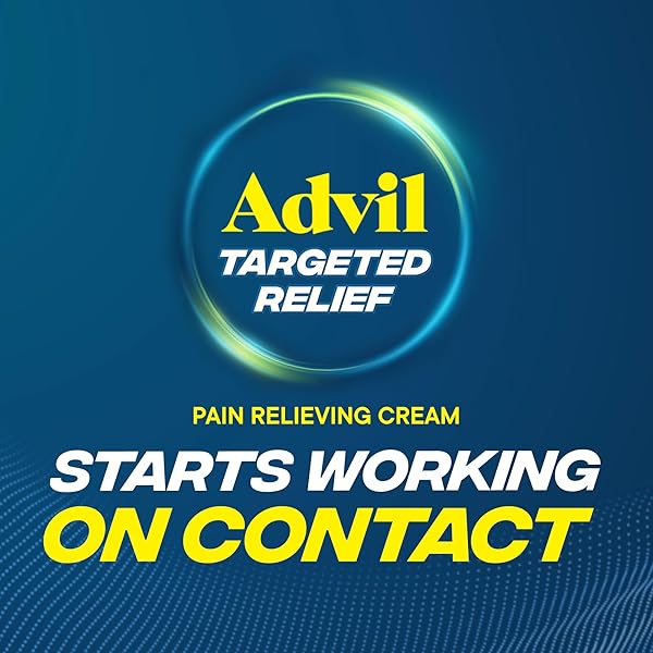 ADVIL TARGETED RELIEF PAIN RELIEVING CREAM, UP TO 8 HOURS OF POWERFUL RELIEF OF MINOR ARTHRITIS PAIN, JOINT PAIN, LOWER BACK PAIN AND MUSCLE PAIN – 4 OZ