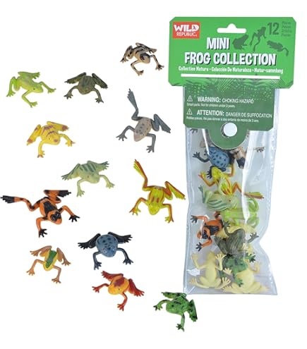 Amazon.com: Wild Republic Frog Nature Tube, Amphibian Figures