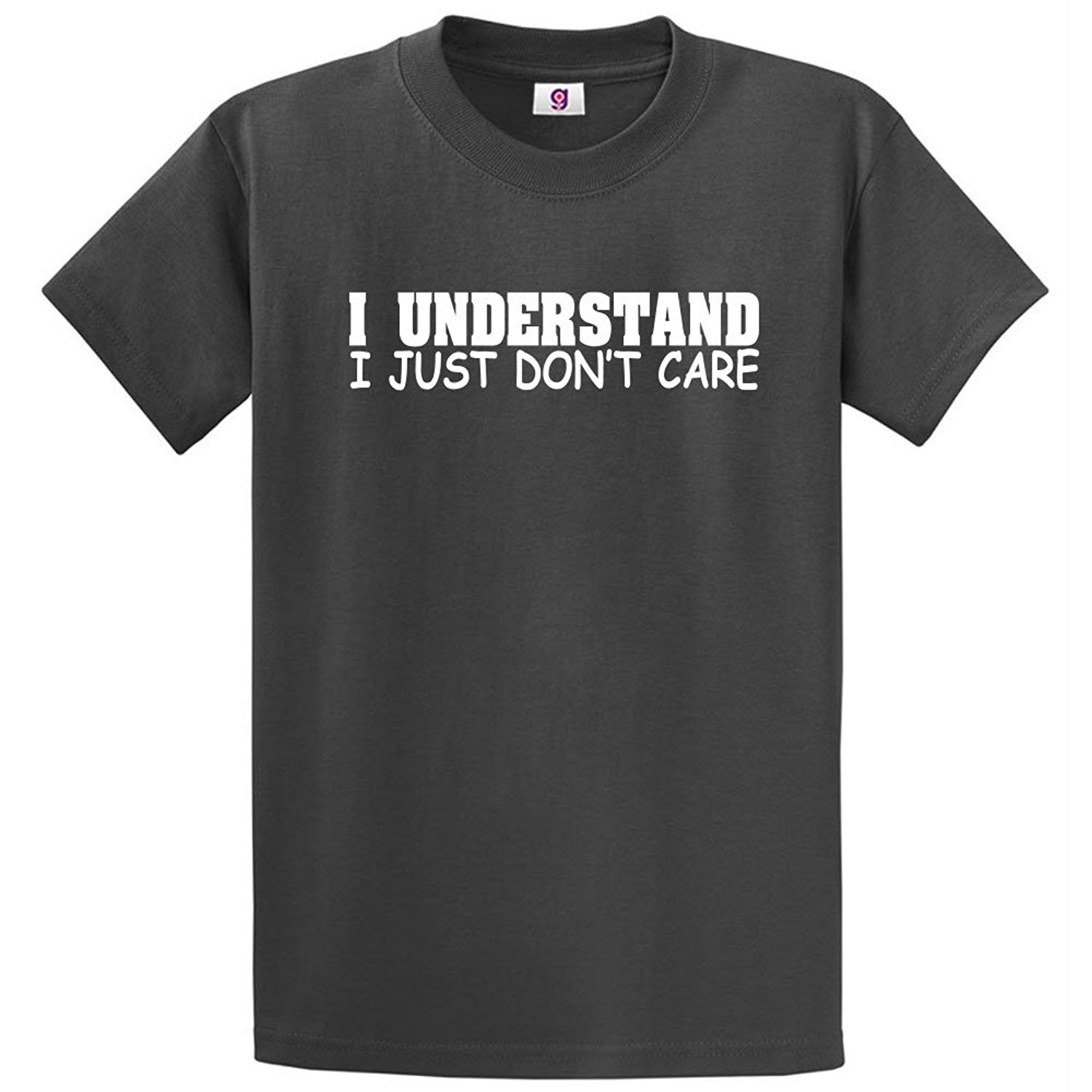 Inspired Funny I Understand I just Don't Care Sarcastic T-Shirt