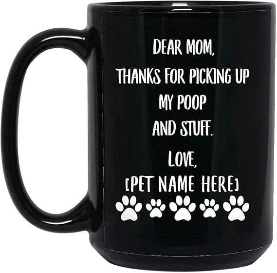 Thoughtful gifts for dog moms and their dogs Amazon.com: Lovesout Funny Personalized Dog Mom Gifts for Mothers Day